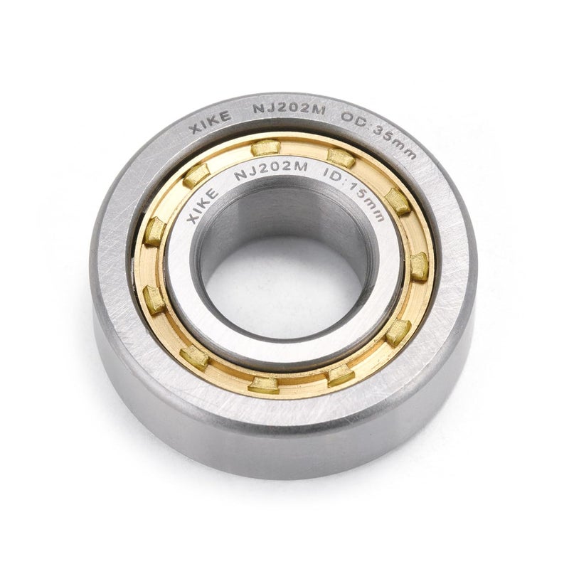 Xike 1 Pcs NJ202M Cylindrical Roller Bearings 15x35x11mm, Fits DIY/Motor/Turbines/Compressors/Reducer/Gearbox, Industrial/Agricultural/Engineering/Garden Machinery. - Image 4
